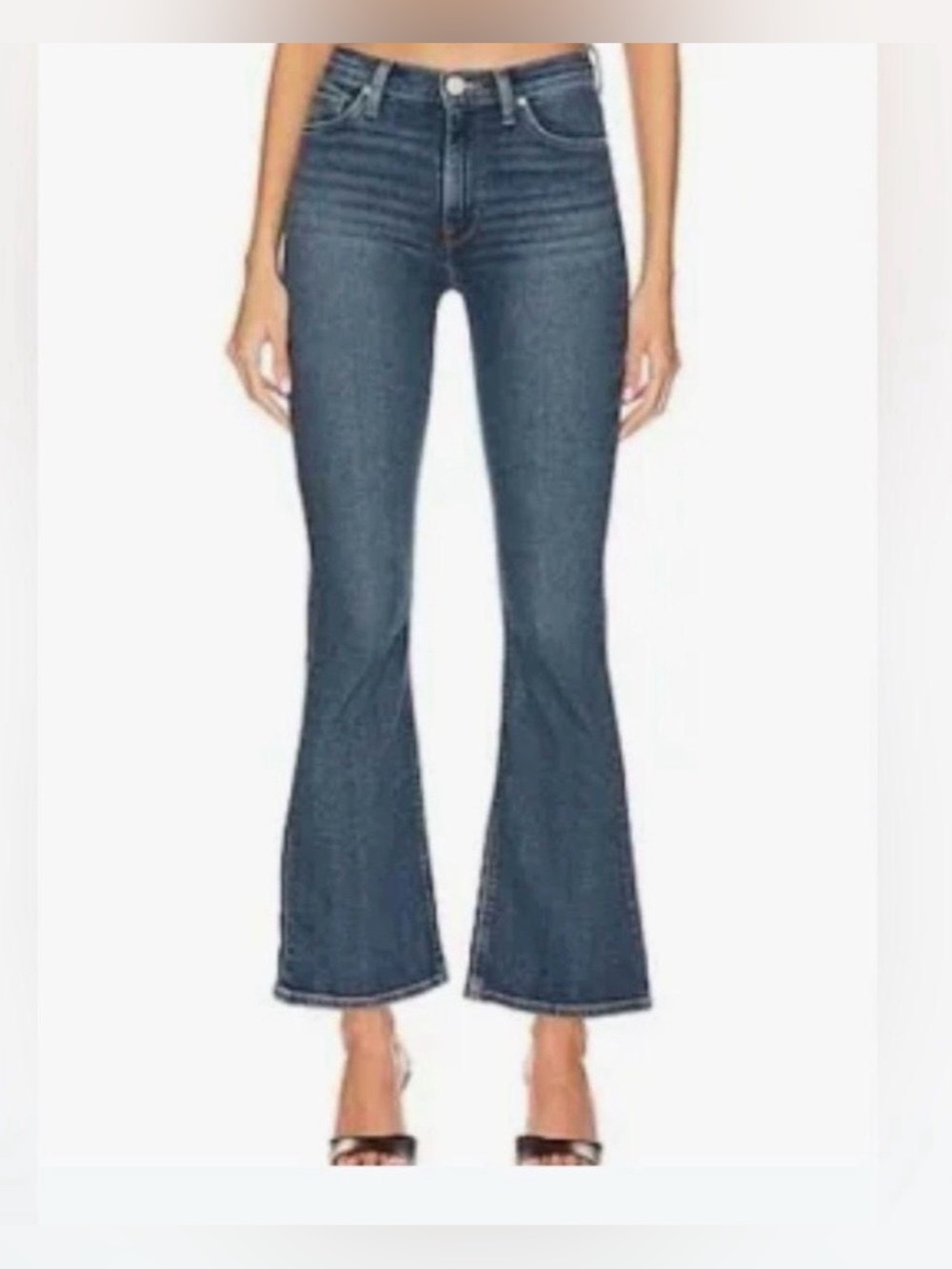 Hudson Barbara Scenic Women’s 34/16 High Rise Bootcut Cropped Denim Jeans NWT